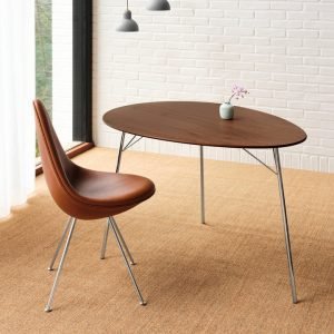 Fritz Hansen - Egg Table, L 115 cm, walnut