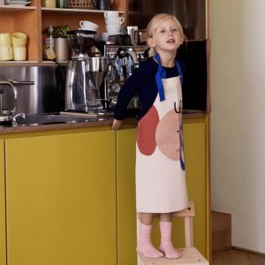 ferm Living - Elephant Children's apron, off-white